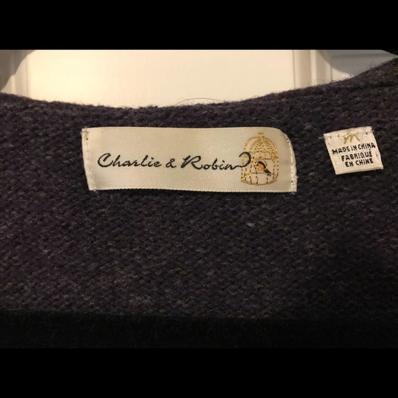 Charlie and Robin Anthropologie sweater size med - Picture 3 of 5